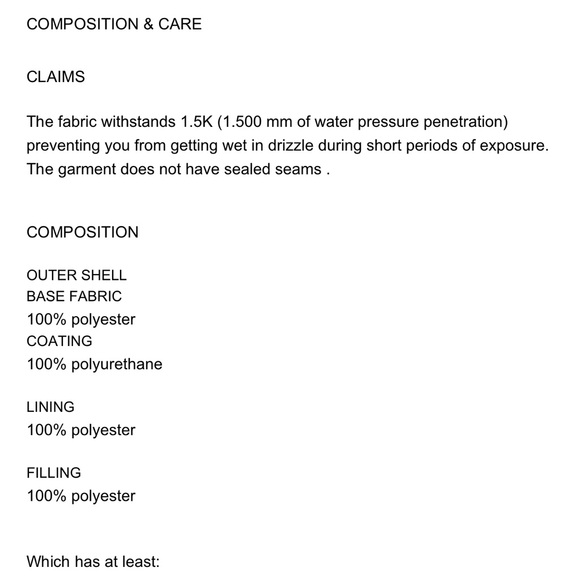 New zara kids RUBBERIZED WATER REPELLENT FAUX FUR RAIN COAT size 3T - Picture 9 of 10